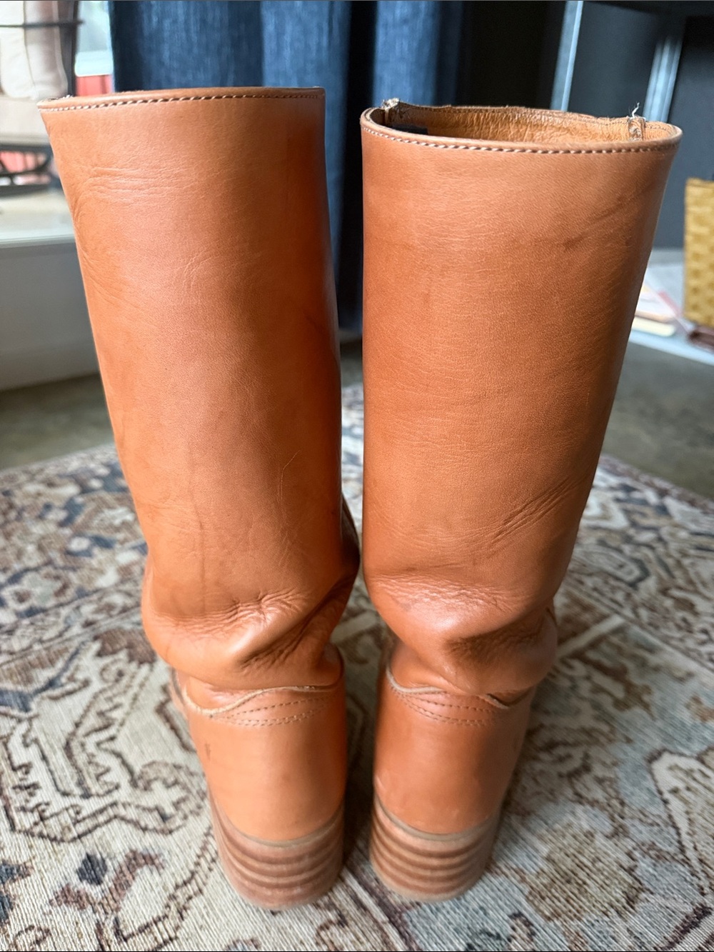 Frye Campus 14 L Saddle Leather Boots - Picture 7 of 11